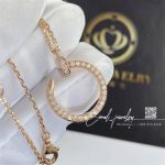 Cartier Juste Un Clou Necklace Rose Gold, Diamonds Ref. B3047000 (4)