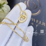 Cartier Love Necklace Yellow Gold, Diamonds B7013800 (1)