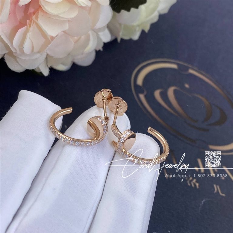 Cartier Juste Un Clou Earrings Rose Gold, Diamonds Ref. B8301429 (7)