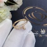 Cartier Juste Un Clou Ring Rose Gold, Diamonds Ref. B4231400 (3)