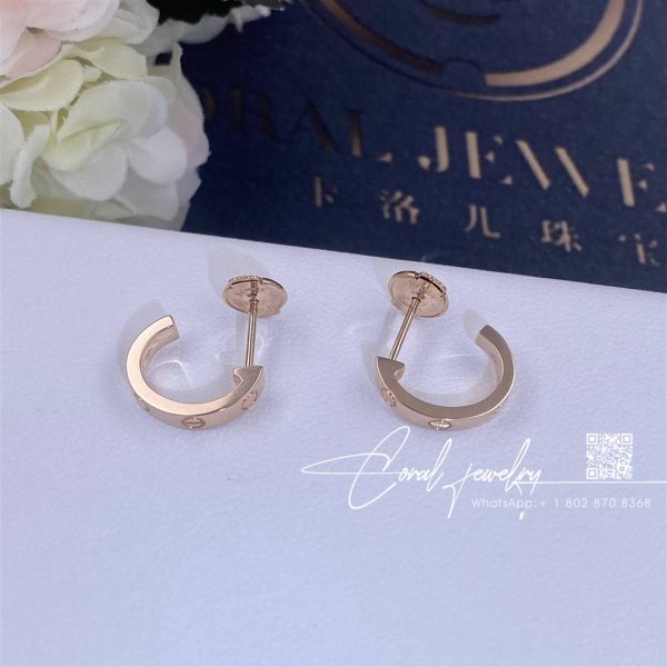 Cartier Love Earrings Rose Gold Ref. B8029000 (2)