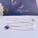 Cartier Amulette De Cartier Necklace, Xs Rose Gold, Lapis Lazuli, Diamond B3153108 (1)