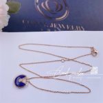 Cartier Amulette De Cartier Necklace, Xs Rose Gold, Lapis Lazuli, Diamond B3153108 (2)