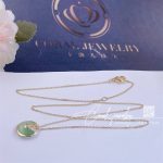 Cartier Amulette De Cartier Necklace, Xs Yellow Gold, Chrysoprase, Diamond B7224520 (2)