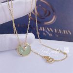 Cartier Amulette De Cartier Necklace, Xs Yellow Gold, Chrysoprase, Diamond B7224520 (4)