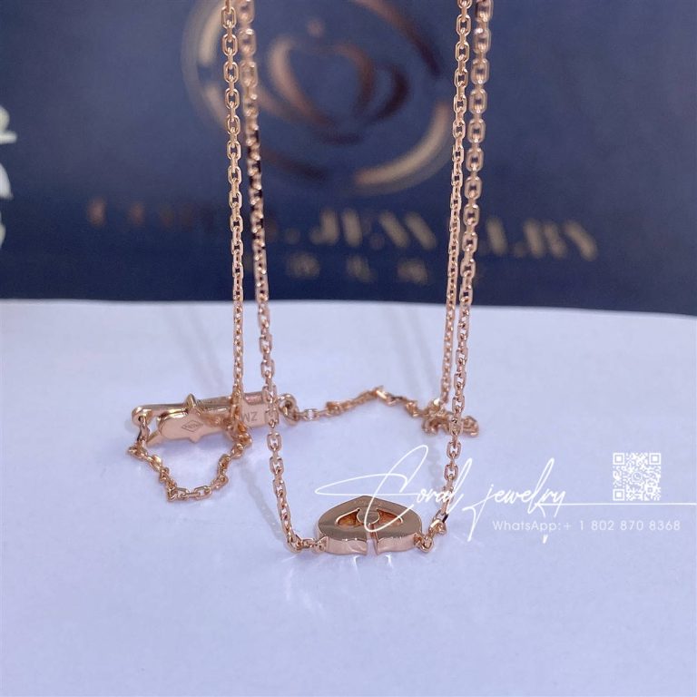 Cartier Heart Necklace Rose Gold, Diamonds Ref. B3040400 (7)