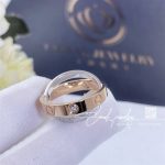 Cartier Love Ring, Rose Gold, White Gold, Diamond Paved B4094600 (10)