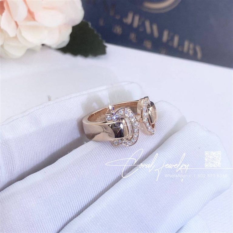 Cartier C De Cartier Ring Rose Gold, Daimonds Ref. B4073800 (1)