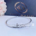 Cartier Juste Un Clou Bracelet Small Model White Gold, Diamonds Ref. B6066117 (1)