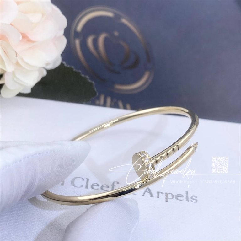 Cartier Juste Un Clou Bracelet Small Model Yellow Gold, Diamonds Ref. B6066117 (2)