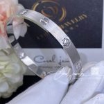 Cartier Love Bracelet White Gold Ref. B6067617 (6)