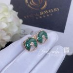 Cartier Amulette De Cartier Earrings, Xs Model Malachite Rose Gold B8301238 (1)