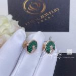 Cartier Amulette De Cartier Earrings, Xs Model Malachite Rose Gold B8301238 (3)