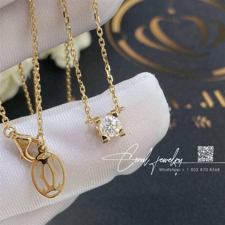 Cartier C De Cartier Necklace Yellow Gold Ref. N7413800 (4)