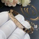 Cartier Love Bracelet, 4 Diamonds Rose Gold Ref. B6036017 (3)