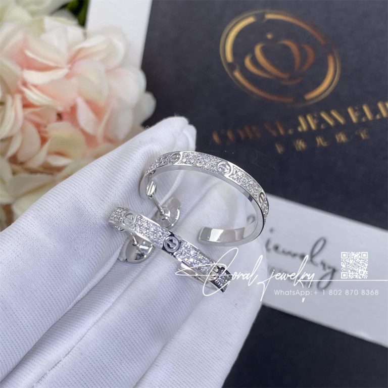 Cartier Love Earrings White Gold Ref. N8515193 (4)