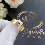 Cartier Love Ring, 3 Diamonds Rose Gold Ref. B4087500 (1)