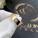 Cartier Love Ring, 3 Diamonds Rose Gold Ref. B4087500 (4)