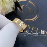 Cartier Love Ring, 3 Diamonds Yellow Gold Ref. B4032400 (2)