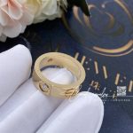 Cartier Love Ring, 3 Diamonds Yellow Gold Ref. B4032400 (4)