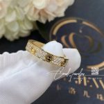 Cartier Love Wedding Band, Diamond Paved Yellow Gold Ref. B4083300 (3)