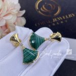 Bulgari Divas’ Dream Earrings Yellow Gold Diamonds With Malachite Ref. 358128 (4)