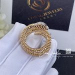 Bulgari Serpenti Ring In 18 Kt Rose Gold With Pavé Diamonds And Black Onyx Eyes Ref. 358657 (7)