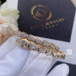 Bulgari Serpenti Viperone Coil Thin Bracelet In 18 Kt Rose Gold And Full Pavé Diamonds Ref. 353794 (2)