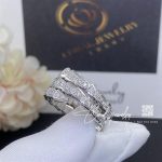 Bulgari Serpenti Viper Two Coil 18 Kt White Gold Ring, Set With Pavé Diamonds Ref. 357266 (2)