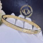 Bulgari Bvlgari Bracelet 18 Kt Yellow Gold Bangle Bracelet Set With Twelve Diamonds (4)