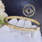 Bulgari Bvlgari Bracelet 18 Kt Yellow Gold Bangle Bracelet Set With Twelve Diamonds (8)