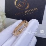 Tiffany T True Diamond Link Ring In 18k Rose Gold, 4 Mm Wide (5)