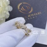 Tiffany Knot Double Row Ring In Yellow Gold With Diamonds (3)