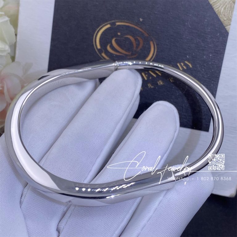 Tiffany Lock Bangle In White Gold (3)