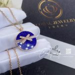 Chaumet Jeux De Liens Harmony Medium Model Pendant Rose Gold, Lapis Lazuli 084650 (3)