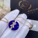 Chaumet Jeux De Liens Harmony Medium Model Pendant Rose Gold, Lapis Lazuli 084650 (4)