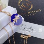 Chaumet Jeux De Liens Harmony Medium Model Pendant Rose Gold, Lapis Lazuli 084650 (6)