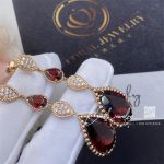 Boucheron Serpent Bohème Pendant Earrings, Rhodolite Garnets, Xs And L Motifs Jco01312 (4)