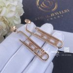 Messika Boucles D’oreilles Move 10th Pm Pink Gold Diamond Earrings 10811 Yg (1)