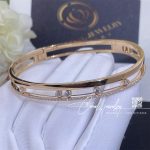 Messika Move Romane Bangle Pimk Gold Diamond Bracelet 06514 Pg (2)