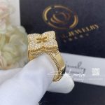 Roberto Coin Venetian Princess Ring In 18kt Yellow Gold With Diamonds. Medium Version (2)