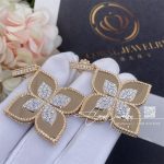 Roberto Coin 18k Gold Venetian Princess Diamond Large Flower Drop Earrings (3)