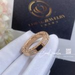 Roberto Coin 18k Rose Gold Mosaic Alternating Diamond Ring (2)