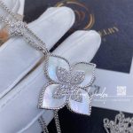 Roberto Coin White Gold Diamond Princess Flower White Gold Necklace – 3 (3)