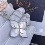 Roberto Coin White Gold Diamond Princess Flower White Gold Necklace – 3 (6)