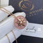 Dior Large Rose Des Vents Medallion Pink Gold, Diamond And Pink Opal (3)