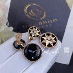 Dior Rose Des Vents Earring Pink Gold, Diamonds And Onyx (4)