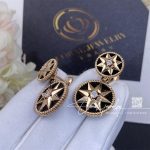 Dior Rose Des Vents Earring Pink Gold, Diamonds And Onyx (5)