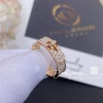 Hermes Kelly Rose Gold Diamonds Ring (3)