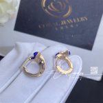 Marli Cleo Diamond Huggie Earrings In Rose Gold Lapis Lazuli (3)